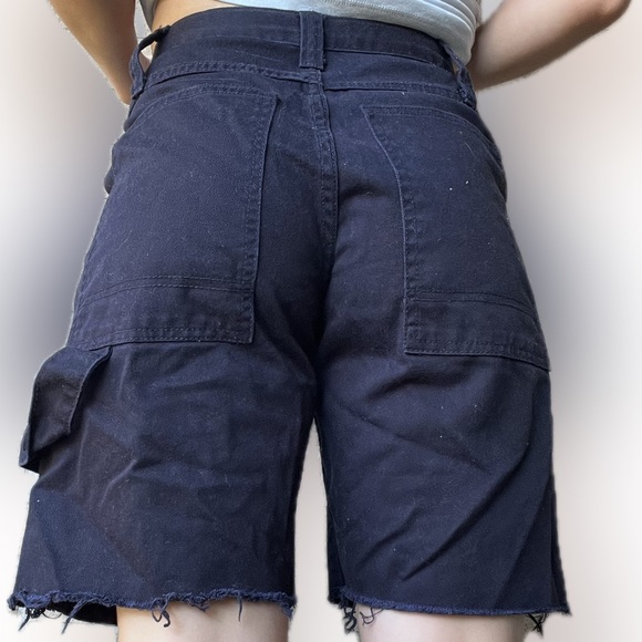 Brandy Melville Navy Jorts - Picture 2 of 3